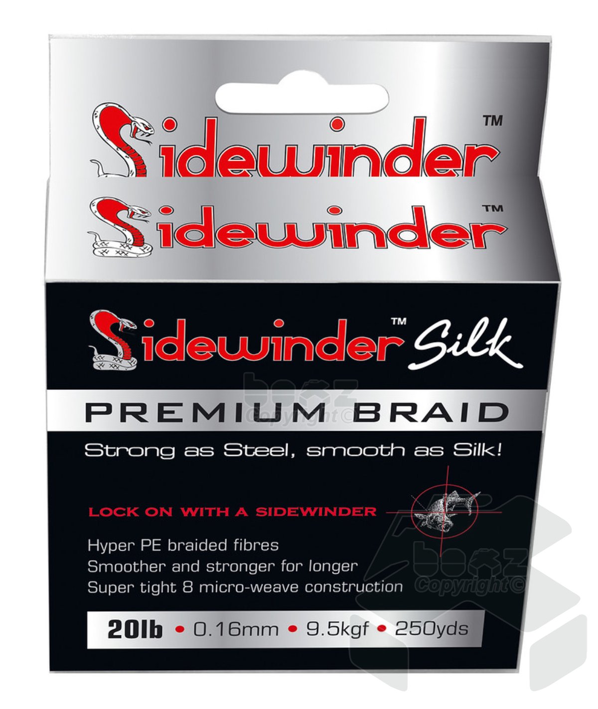 Sidewinder 8X Silk Braid