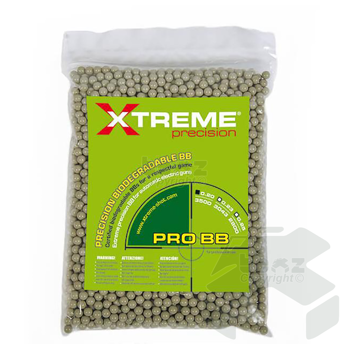 Xtreme Precision 0.20g Bio BBs Dark Earth 700g bag