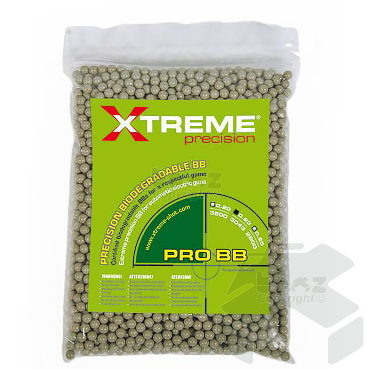 Xtreme Precision 0.23g Bio BBs Dark Earth 700g bag