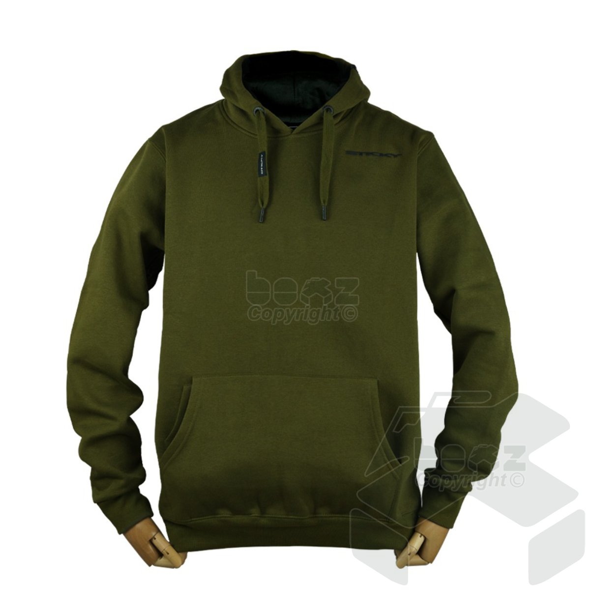 Sticky Baits Olive Green Pullover Hoodie