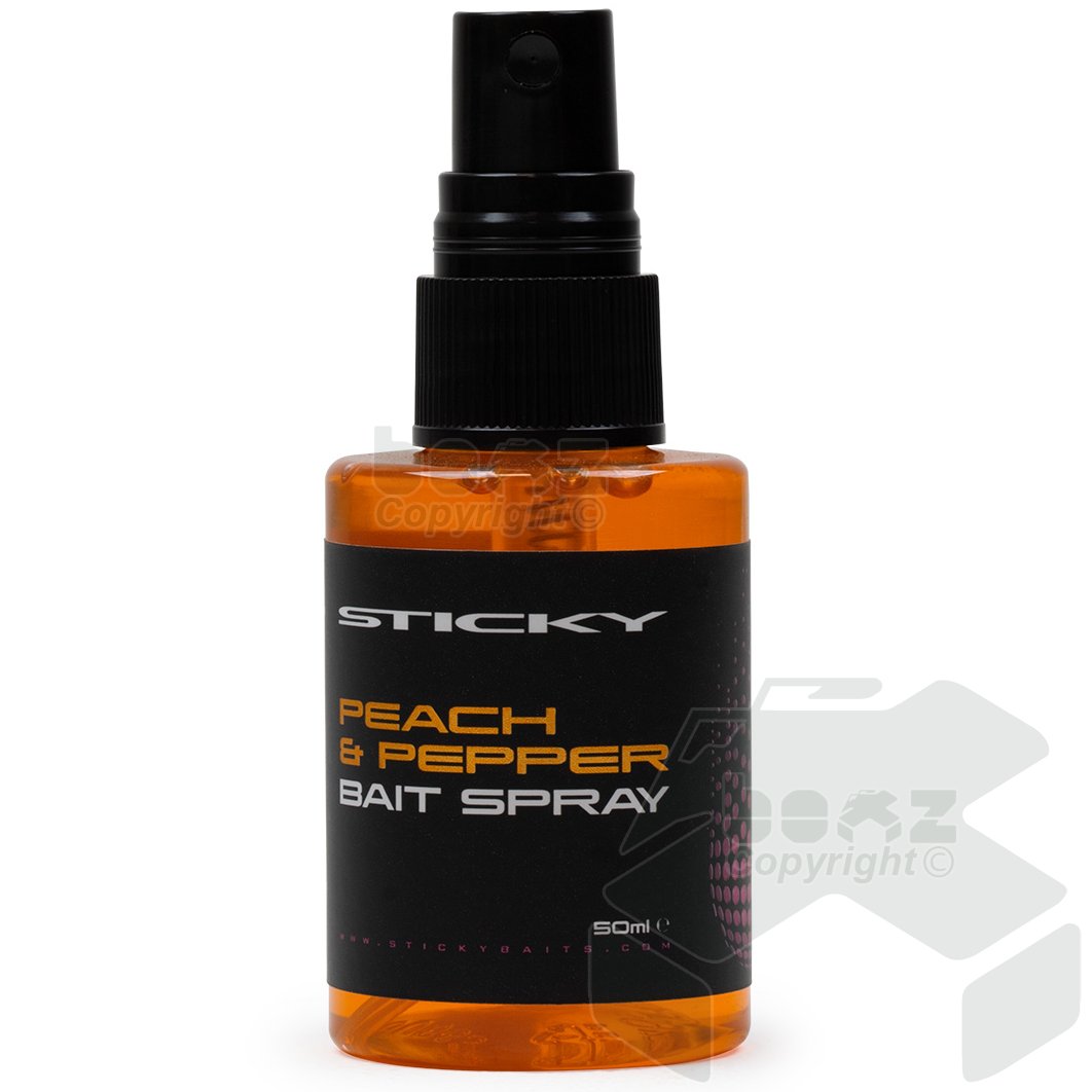 Sticky Peach & Pepper Bait Spray 50ml