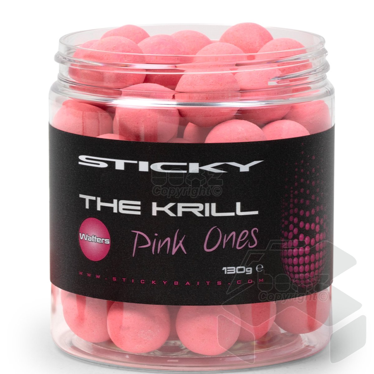 Sticky Baits The Krill Pink Ones Wafters 16mm 130g Pot