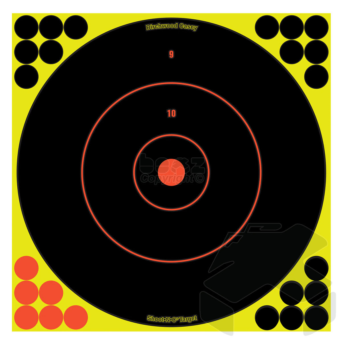 Birchwood Casey Shoot-N-C Targets 17.25" Bull's-Eye - 12 Targets/480Repa