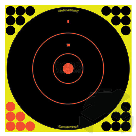 Birchwood Casey Shoot-N-C Targets 17.25" Bull's-Eye - 5 Targets/200 Repairs