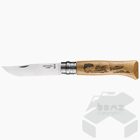 Opinel Number 8 Animalia Knife Deer / Dog / Fish