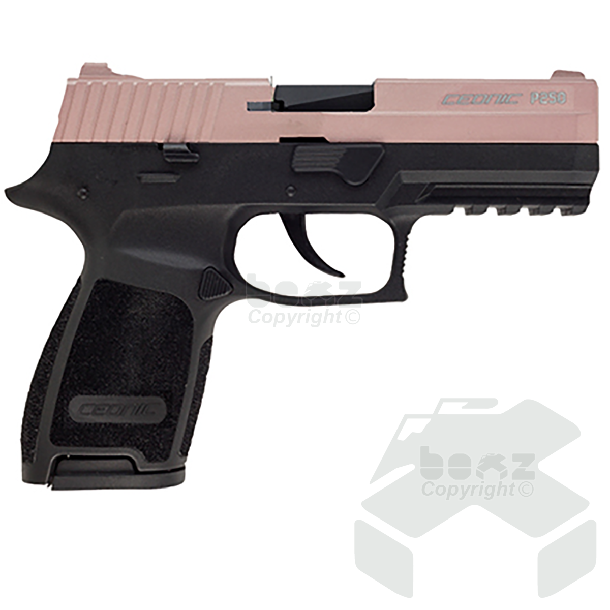 Ceonic P250 Blank Firing Pistol - 9mm - Pink Black