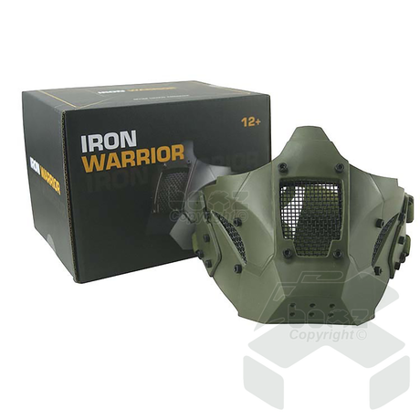 Kombat Iron Warrior Mask - Olive