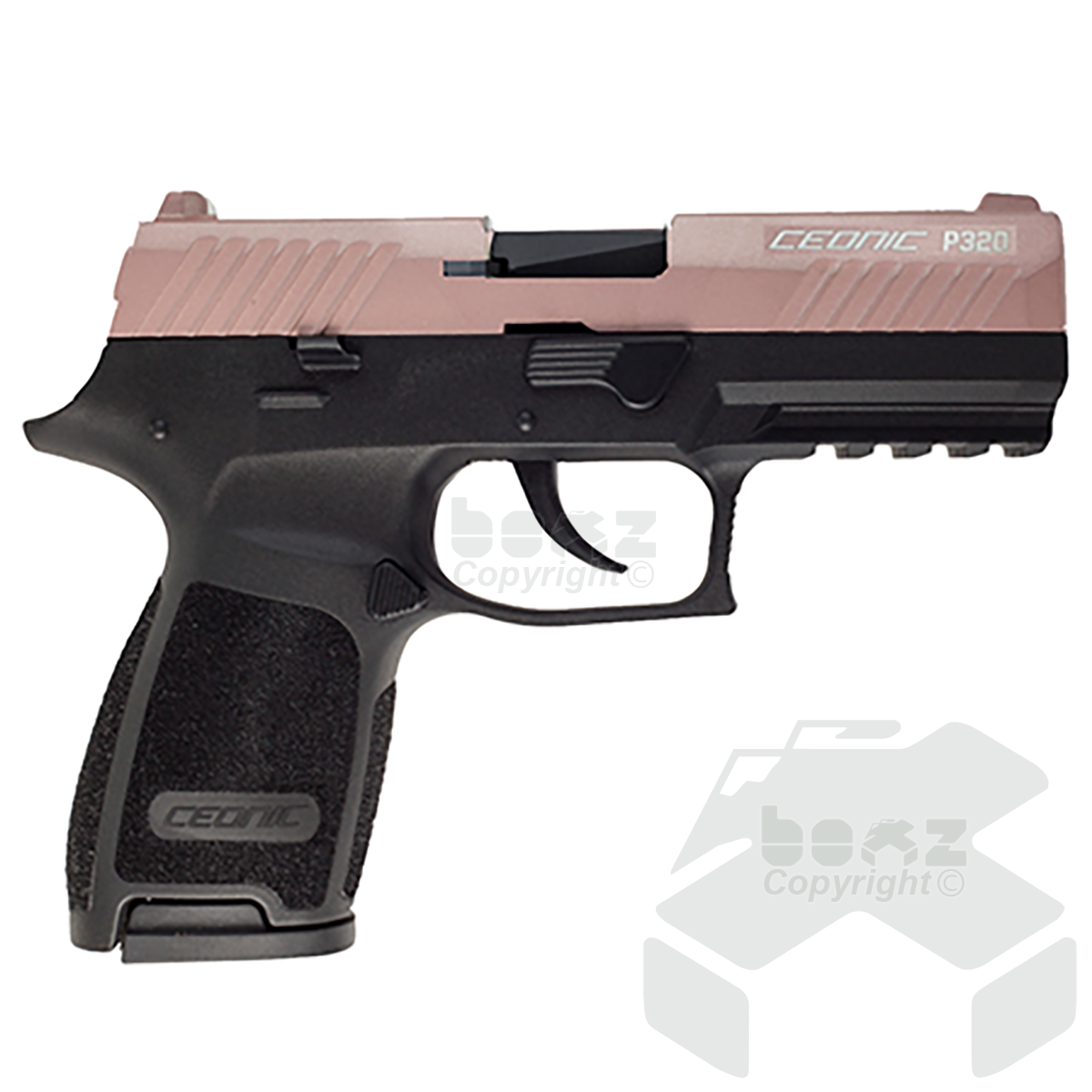 Ceonic P320 Blank Firing Pistol - 9mm - Pink Black