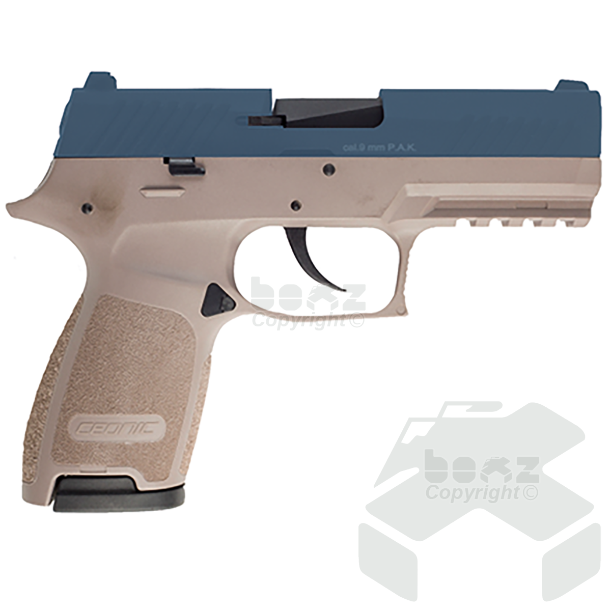 Ceonic P320 Blank Firing Pistol - 9mm - Blue Daybreak