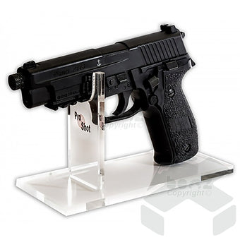 ProShot Professional Pistol Stand - Clear Acrylic