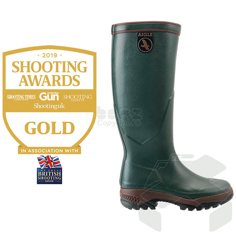 Aigle Parcours 2 Wellington Hunting Boots - Bronze