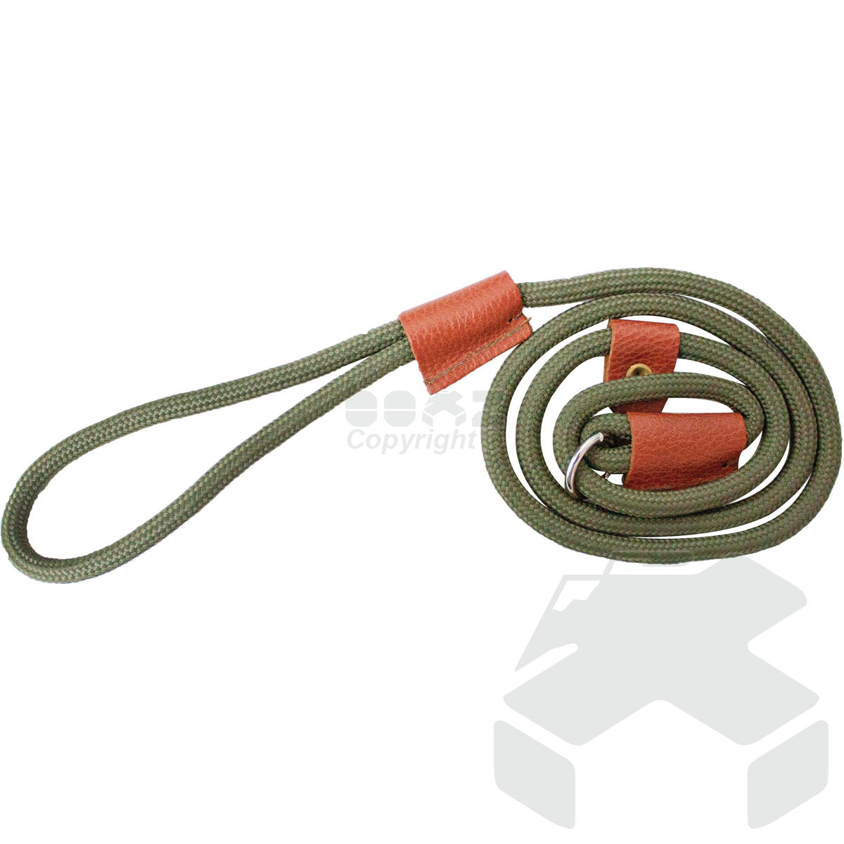 Bisley Standard Duty Slip Lead - Rope Dog Lead - Green