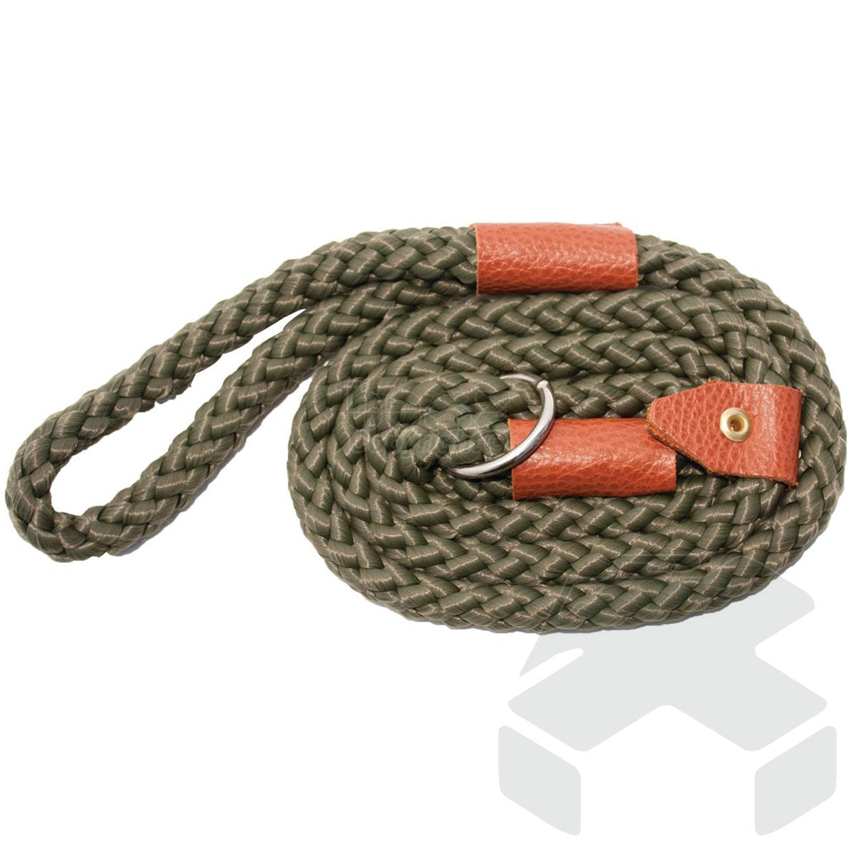 Bisley Heavy Duty Slip Lead - Rope Dog Lead - Green