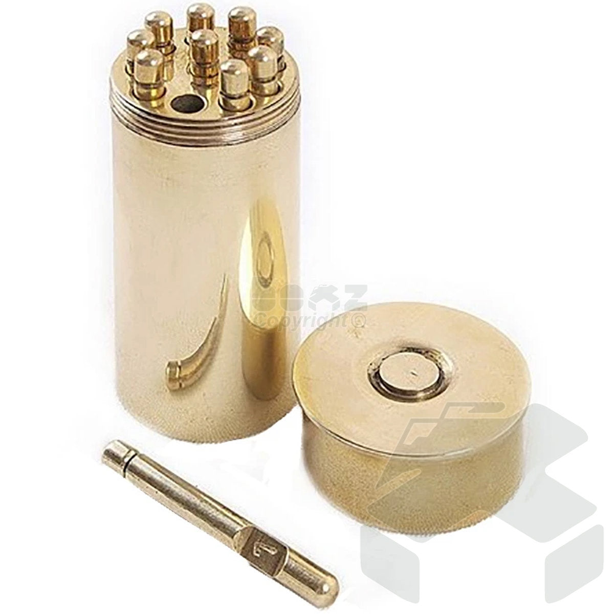 Bisley Solid Brass Cartridge 1-10 Position Peg Finder