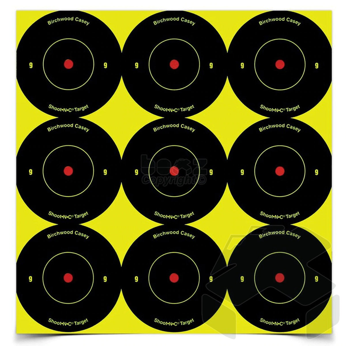 Birchwood Casey Shoot-N-C Targets 2" Bull's-Eye Targets - 108 Targets