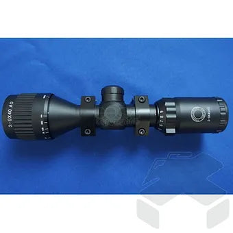London Armoury Resurrection 3-9x40 AO Extra Compact Riflescope with Two-piece Mounts