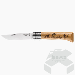 Opinel Number 8 Animalia Knife Deer / Dog / Fish