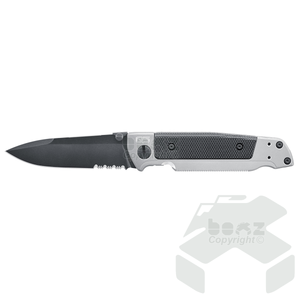 Walther Q5 Steel Frame Folder Black Serrated