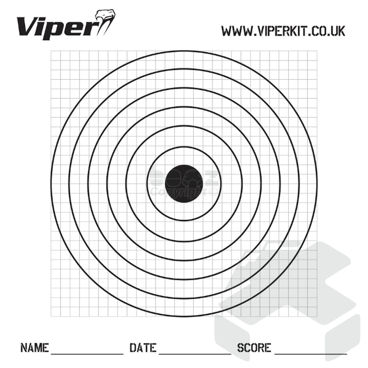 Viper Pro Target Paper Targets