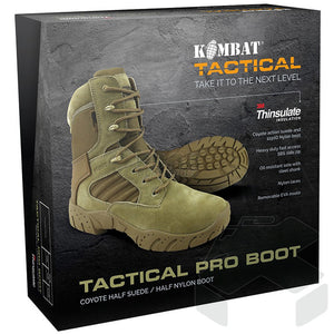 Kombat Tactical Pro Boot - 50/50 - Coyote