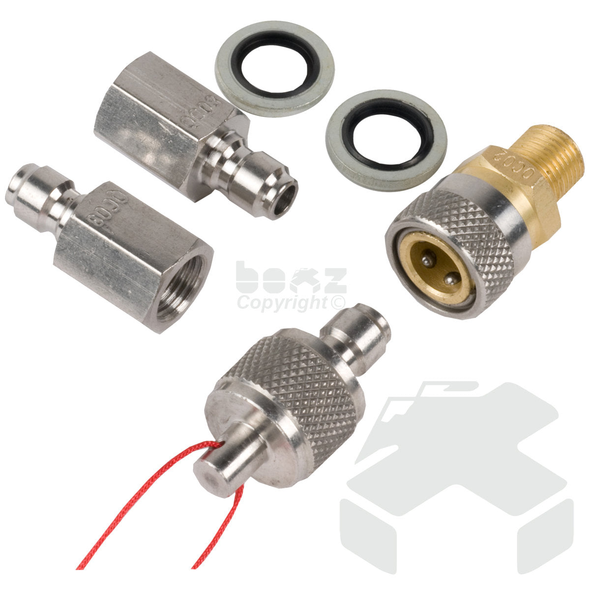 Best Fittings Quick Coupler Filling / Charging Adaptor Complete Kit For Airguns