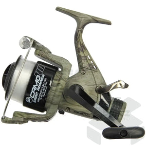 Angling Pursuits Camo 40 - 3BB Carp Runner Reel with 12lb Line and Spare Spool