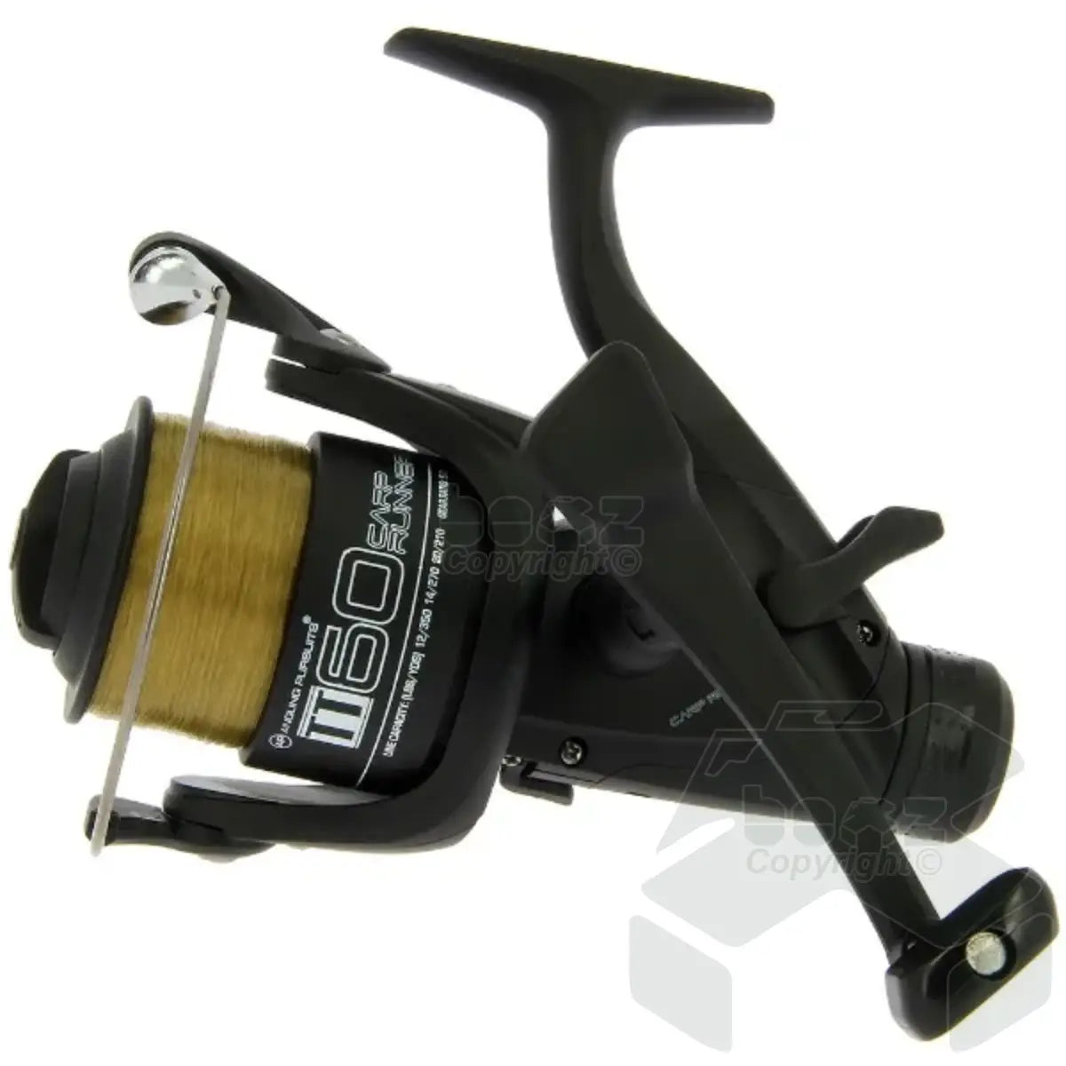 Angling Pursuits TT 60 - 4BB Carp Runner Reel with 10lb Line and Spare Spool