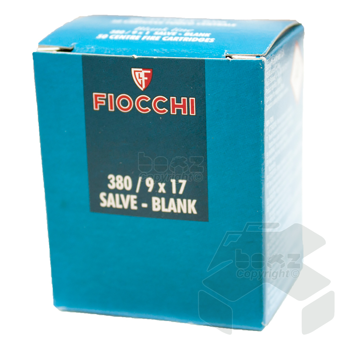 Fiocchi .380 Black Powder Effect Blanks, Box of 50