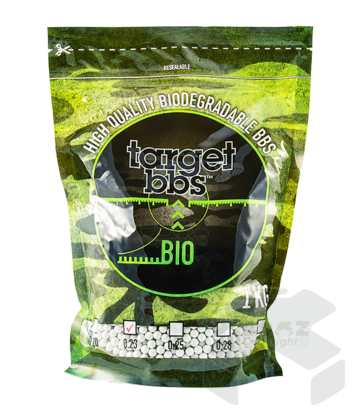 Evolution 0.23g Target Bio BBs 1kg Bag