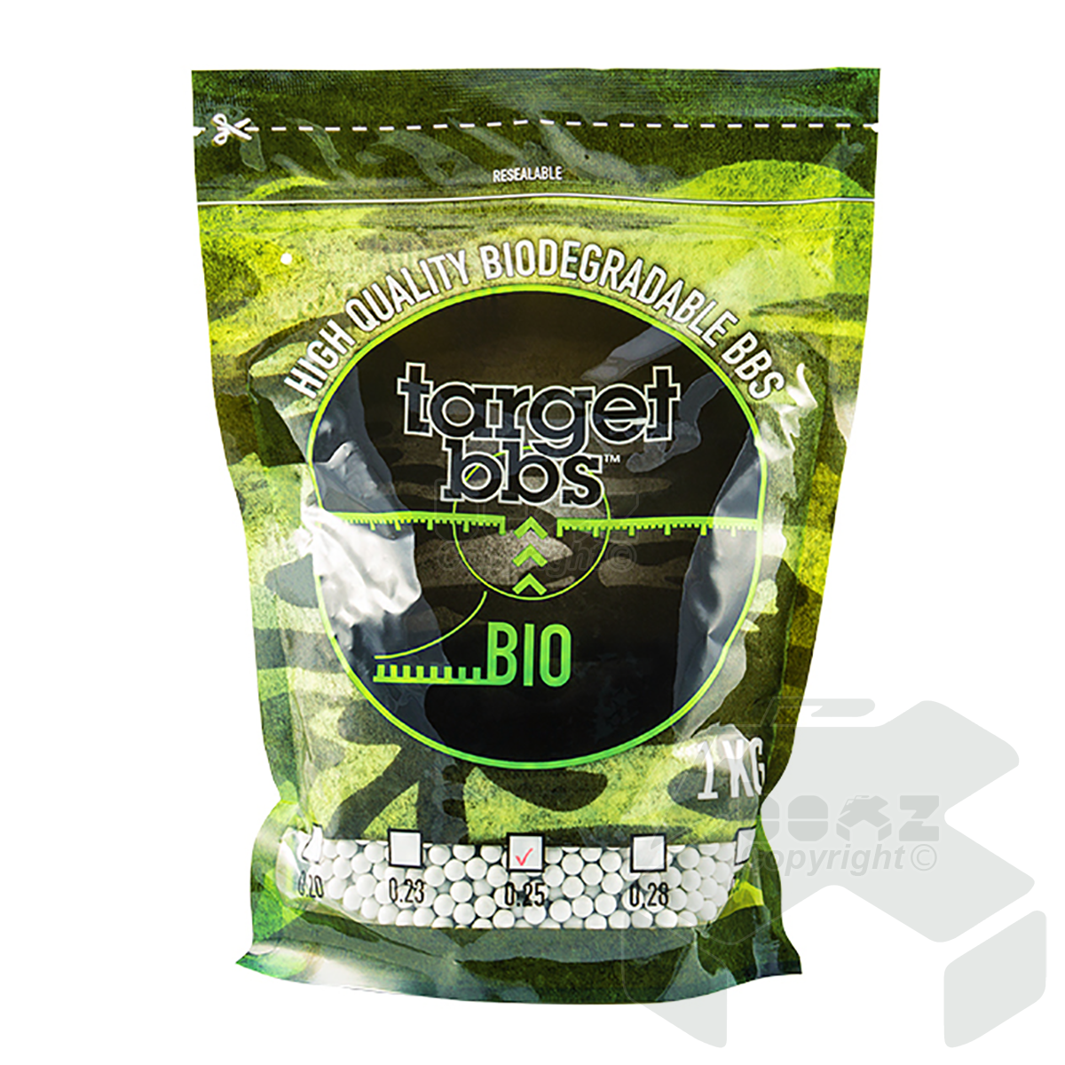 Evolution 0.25g Target Bio BBs 1kg Bag