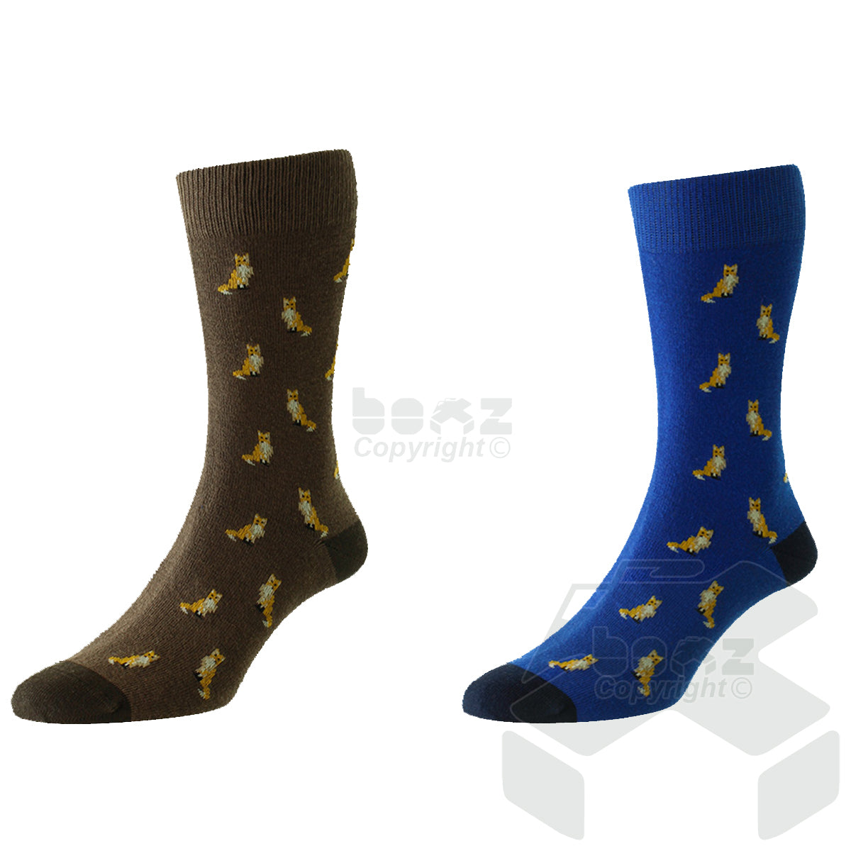Bisley Fox Motif Socks
