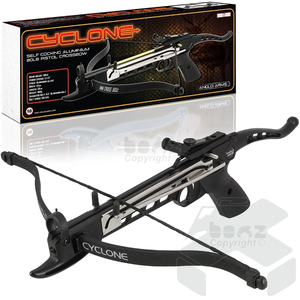 Anglo Arms Cyclone Pistol Crossbow - 80lb Self Cocking Aluminium Crossbow