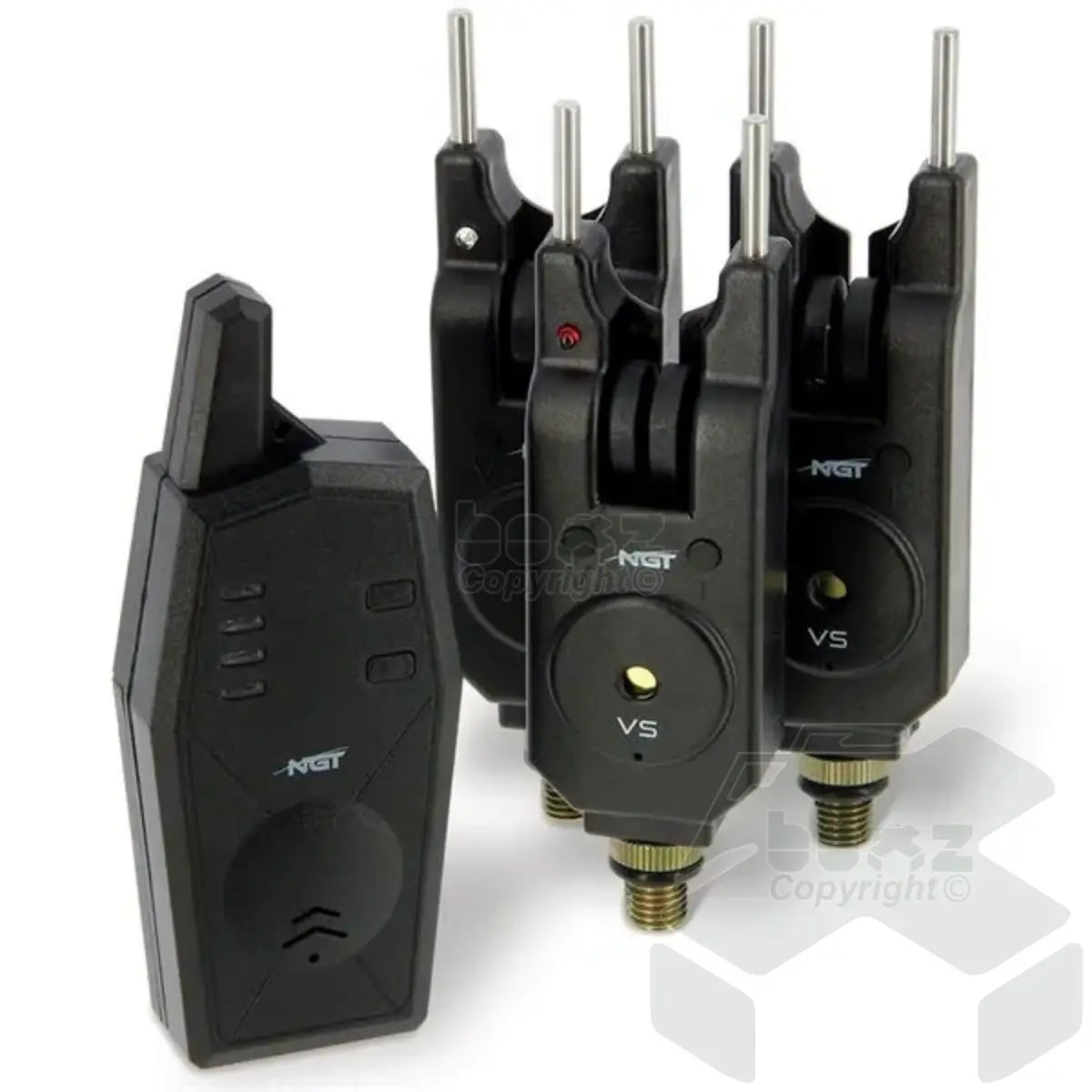 NGT VS 3pc Wireless Alarms - Adjustable Volume and Tone with Receiver