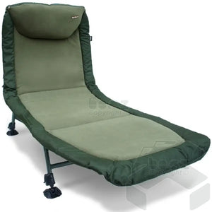 NGT Classic Bed - 6 Leg Bed Chair Fleece Lined with Recliner and Pillow