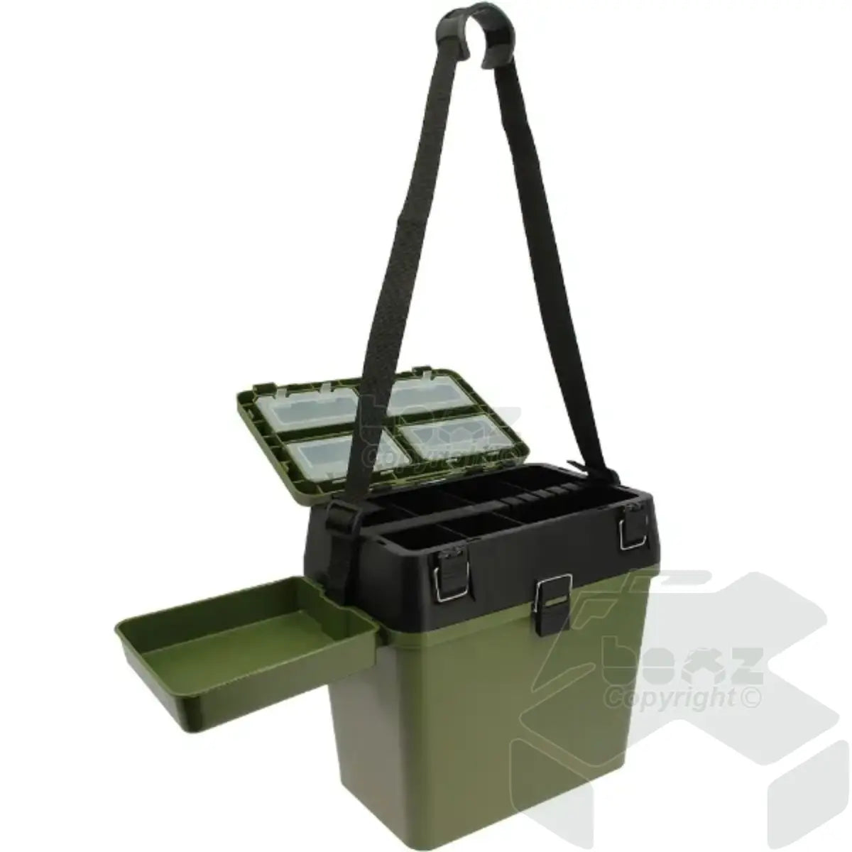 NGT Session Seat Box - With Side Tray and Shoulder Strap