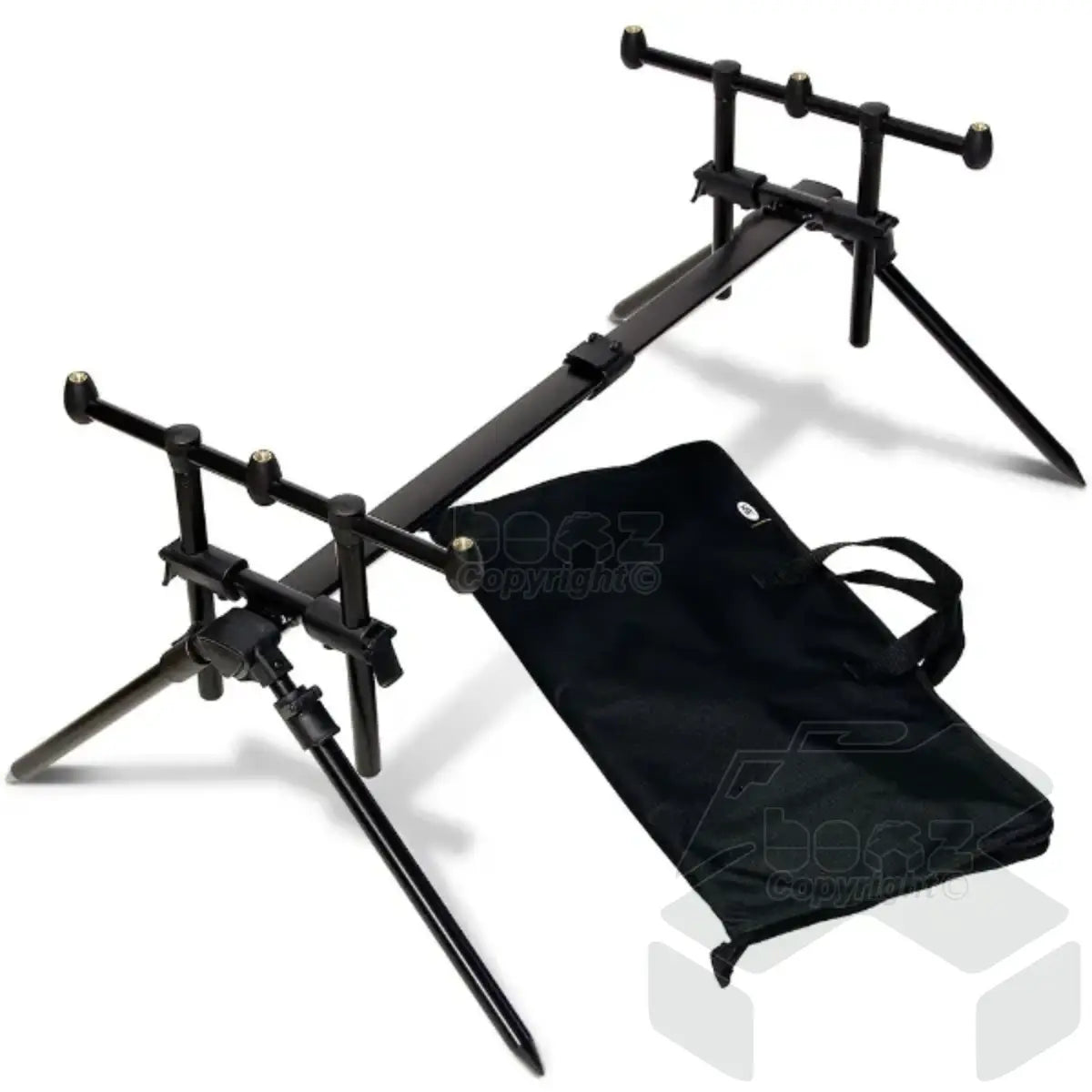 NGT Quickfish Pod - 3 Rod Pod with Case