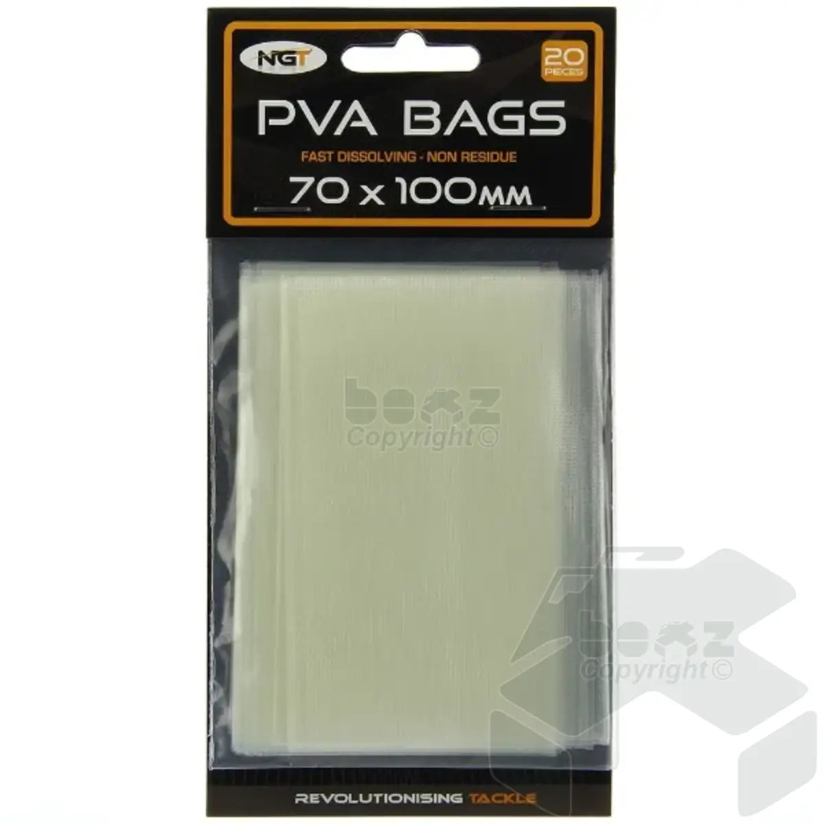NGT 20 PVA bags - 70x100mm