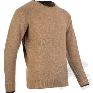 Jack Pyke Ashcombe 100% Lambswool Crewknit Barley