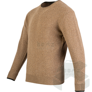 Jack Pyke Ashcombe 100% Lambswool Crewknit Barley