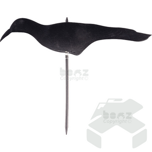 Jack Pyke Flocked Crow Shell Decoy