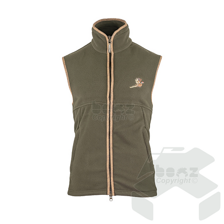 Jack Pyke Countryman Fleece Gilet Phesant - Dark Olive