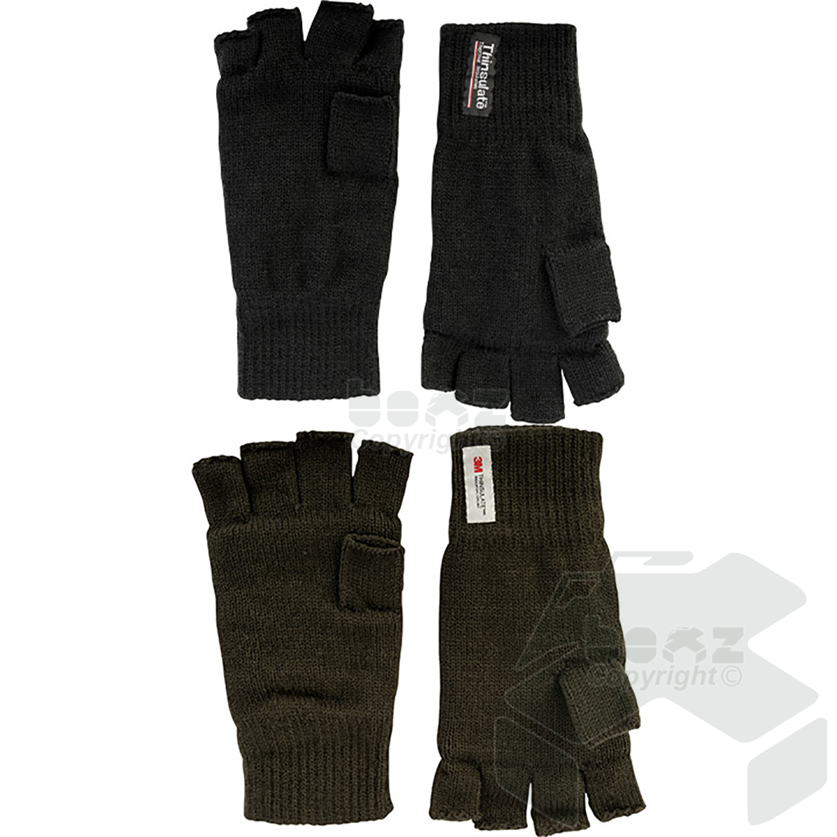 Jack Pyke Thinsulate Fingerless Mitts