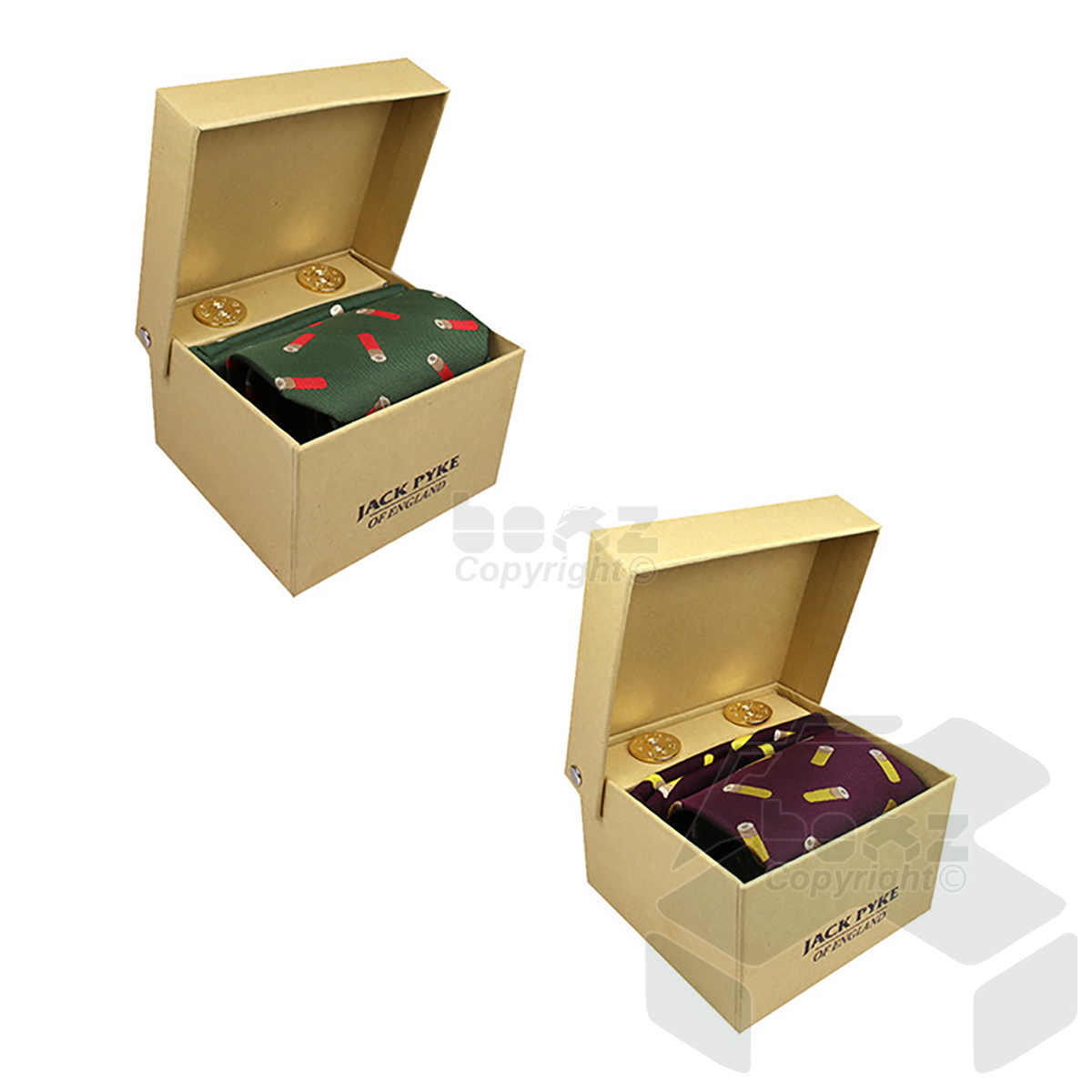 Jack Pyke Tie, Hanky and Cufflinks Gift Set Cartridge