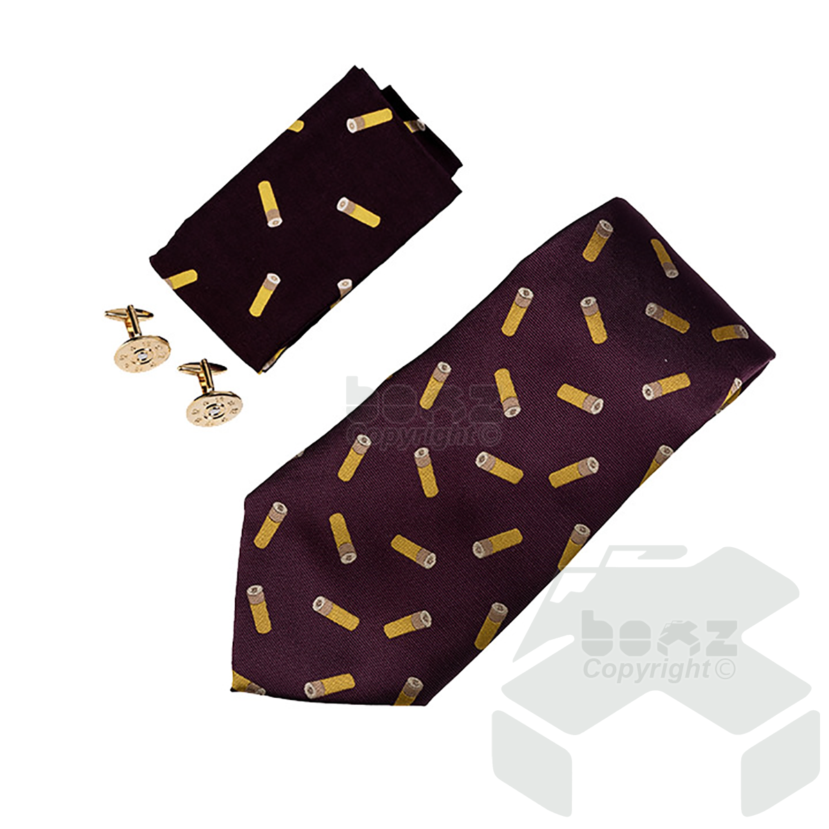 Jack Pyke Tie, Hanky and Cufflinks Gift Set Cartridge