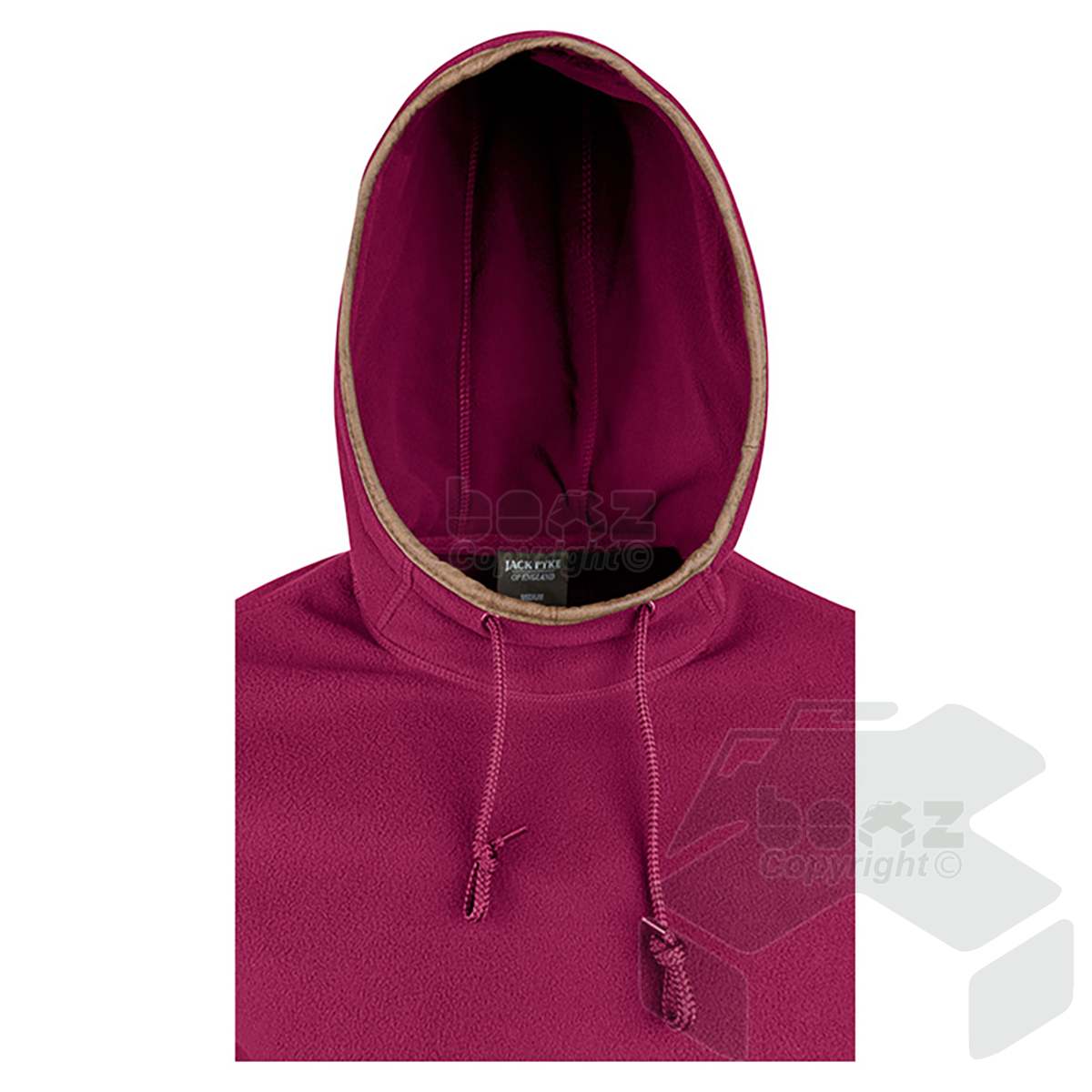 Jack Pyke Ladies Fleece Hoodie Roselle