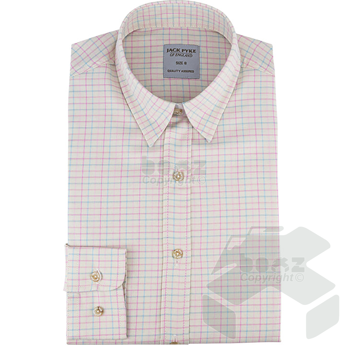 Jack Pyke Ladies Countryman Shirt Country Check Pink
