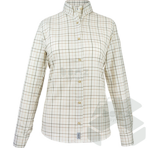 Jack Pyke Ladies Countryman Shirt Large Check Brown