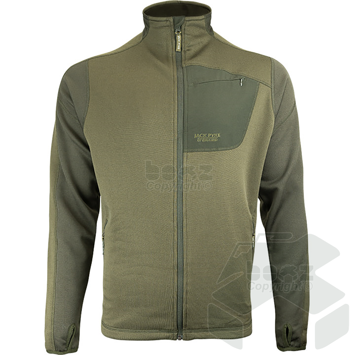 Jack Pyke Ashcombe Technical Fleece Jacket Green