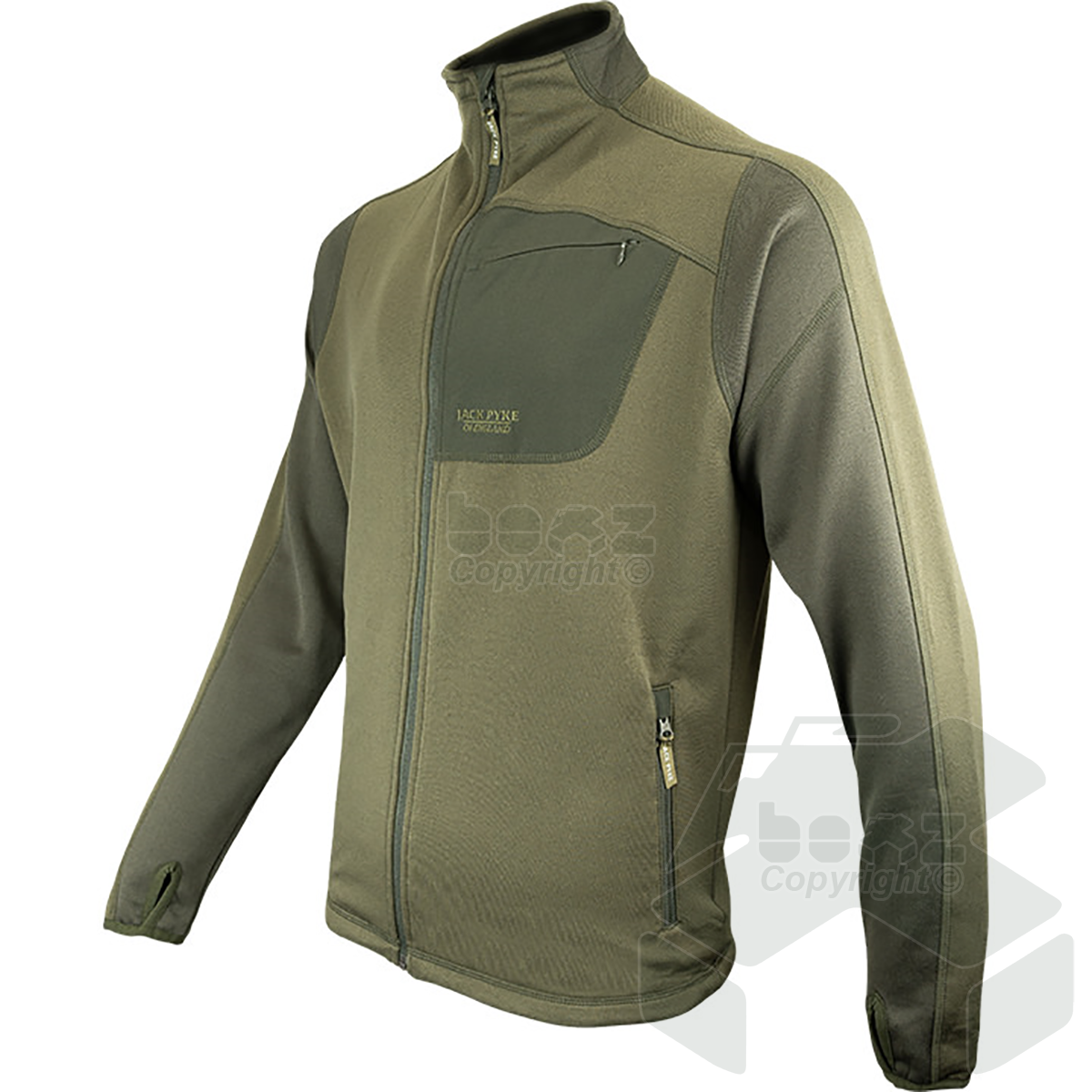 Jack Pyke Ashcombe Technical Fleece Jacket Green