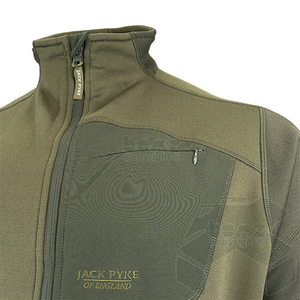 Jack Pyke Ashcombe Technical Fleece Jacket Green